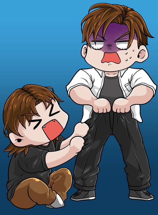 Chibi Cute stubborn